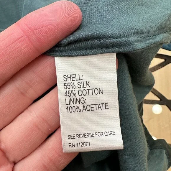 Soft Silk and Cotton Blend Top - Picture 6 of 7